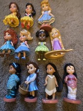 Bundle of Disney Princess Figures/Cake Toppers Toys 11 In Total Some Rare