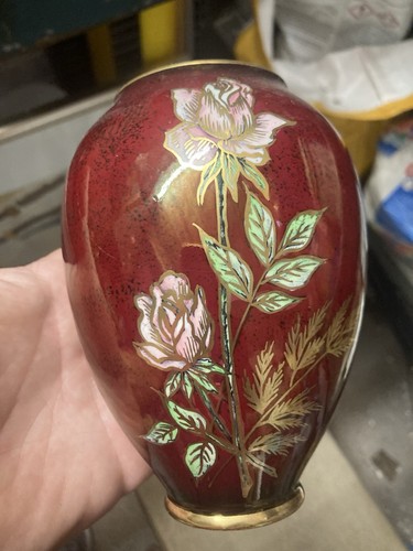 Crown devon vase - devon,