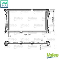 RADIATOR ENGINE COOLING 734931