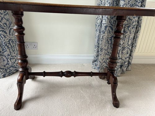 Antique mahogany side table - mahogany,