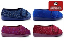 Womens Wide Fit Slippers