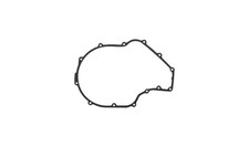 Centauro clutch cover gasket - centauro,