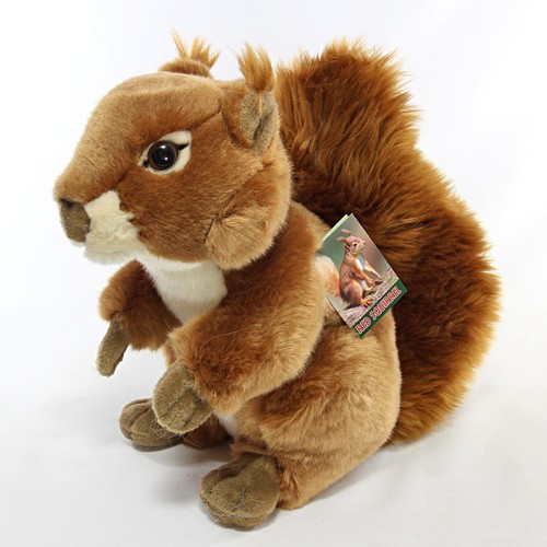 Red squirrel plush - squirrel, toy