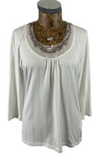 BETTY BARCLAY TOP 12 WHITE