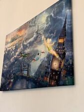 Disney Peter Pan Big Ben London Movie Painting Wall Art Framed Canvas Picture