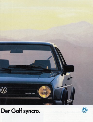 Golf syncro 4x4 2 - syncro,