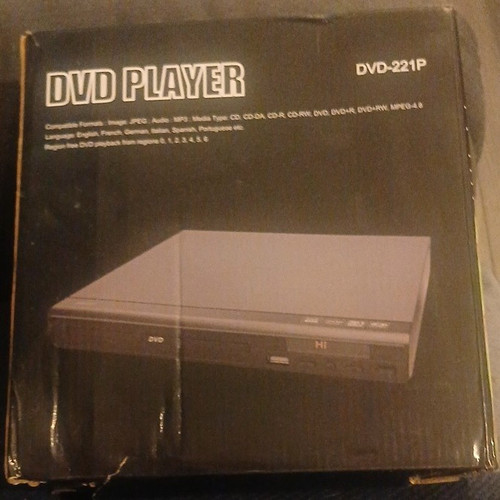 Dvd player 221p black - player,