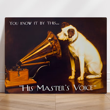 His Masters Voice HMV Metal