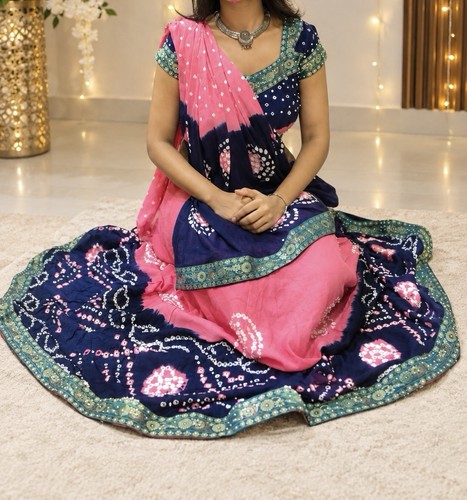 Bandhani style garba - style,
