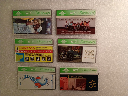Telephone cards btg various - bt,