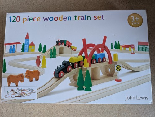 John lewis wooden train - lewis, set