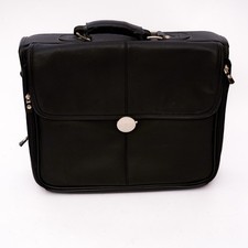 DELL Vintage Black Laptop Briefcase Bag with Strap – NOS, Excellent Condition