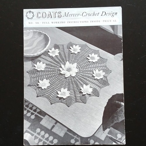 Coats doillies crochet pattern - doillies,