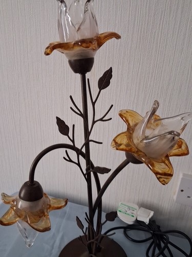 Vintage metal handmade - handmade, glass