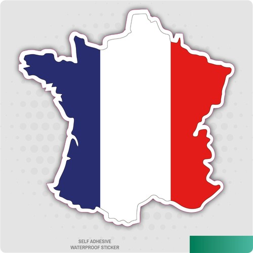 France map silhouette flag - france,