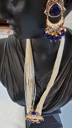 Bollywood necklace earrings - necklace,