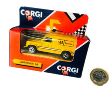Toy Car Corgi Yesteryear Boxed  AA Van Landrover Vintage ra