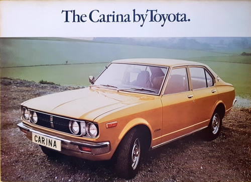Toyota carina brochure - brochure, 1975