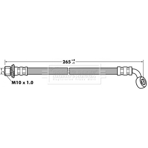 Brake hose for - for, toyota
