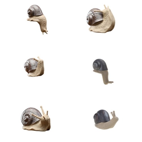 Snail pottery statue figurine - snail,