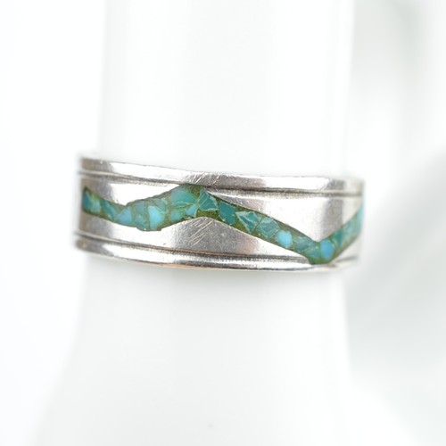 Vintage navajo sterling silver - sterling,