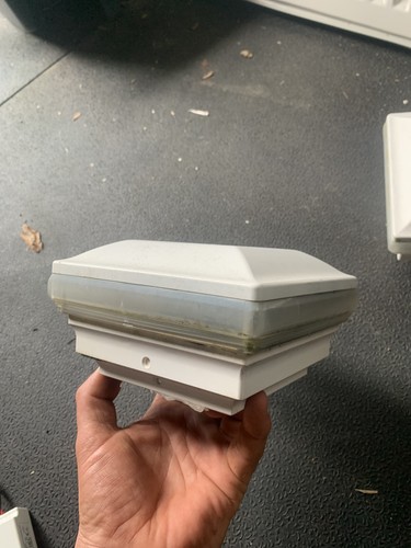 Caravan decking led post - decking,