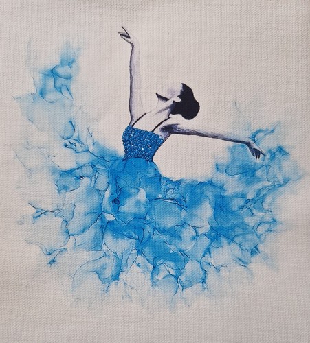 Ballerina art print - art,
