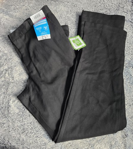 Boys black slim leg - black,