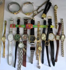 LARGE JOB LOT of VINTAGE Mens & Ladies Quartz WRISTWATCHES x20