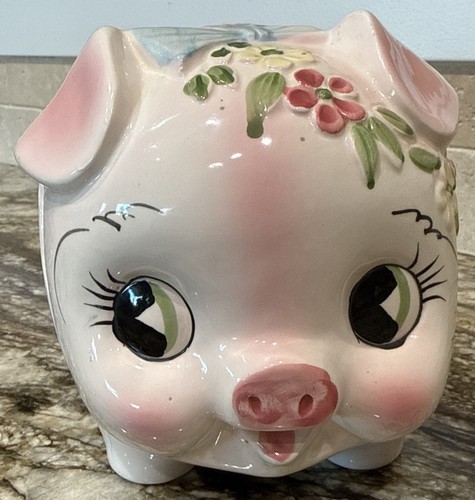 Vintage 1960s piggy bank - vintage,