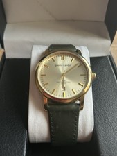 Mens Pierre Cardin P023 Quartz Watch. Sunburst Gold. Working Boxed.