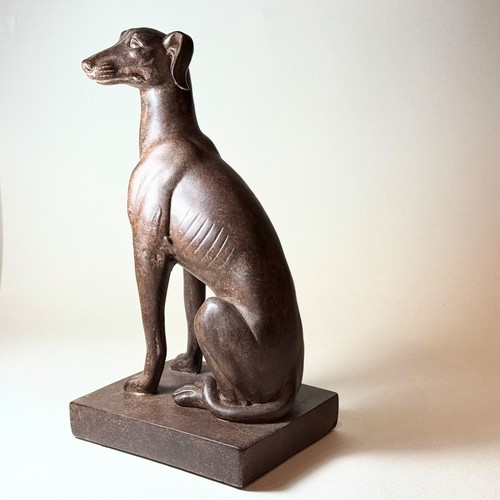 Dog art deco style greyhound - deco,