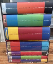 Harry Potter Complete Hardback Book Set 1-7 Bloomsbury First Edition 4 Sealed