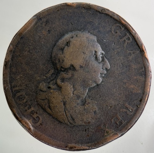 1799 george iii 3rd half - iii, half-penny