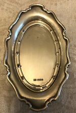 Sterling silver card tray, lovely condition 104g 