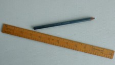 Vintage Wooden Ruler & Pencil