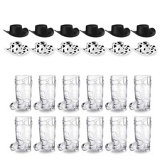 24/33Pcs Mini Cowboy Boot Shot