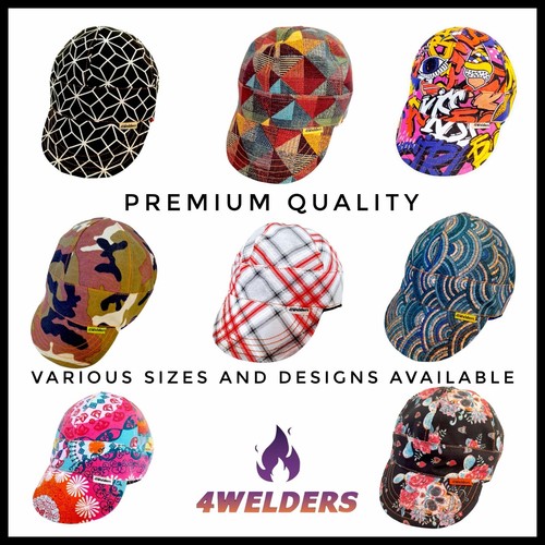 Soft peak welding cap - cap, work