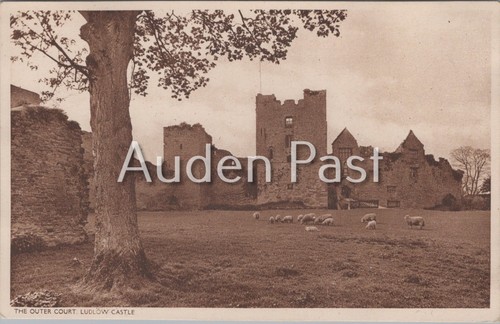 Vintage ludlow castle outer - ludlow,