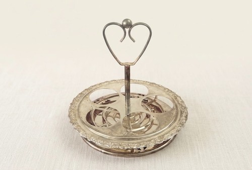 Vintage silver plated egg - vintage,