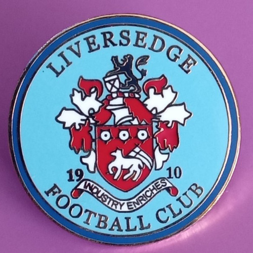Liversedge enamel football - enamel,