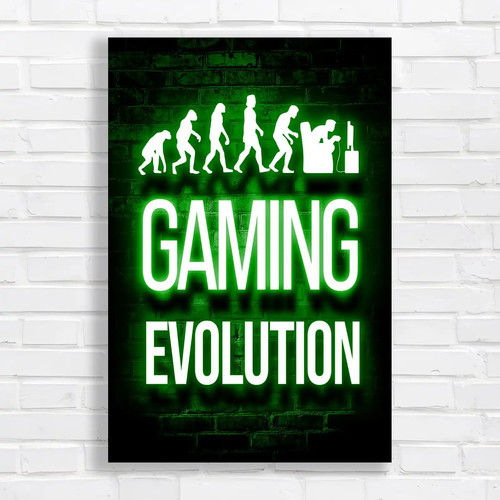 Gaming evolution silhouette - evolution,
