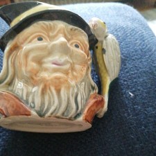 Vintage Toby Jug Man With Bird