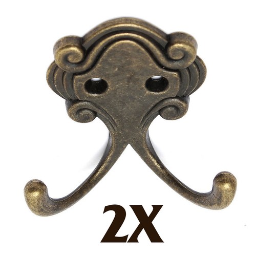 Double hook vintage wall - 2x,