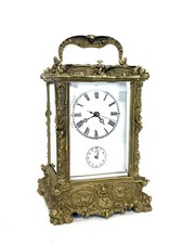 French Style Art Nouveau Brass