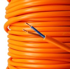 Orange 0.75mm 2 Core Flex