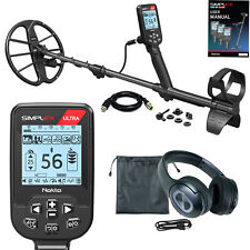 Nokta Simplex Ultra WHP Waterproof Detector with 11" Coil & Wireless Headphones