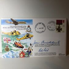 Bill Reid VC & J.A Cruickshank VC Signed Cover 50th Anniversary Air Sea rescue 