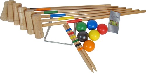 Croquet set player wooden - croquet,