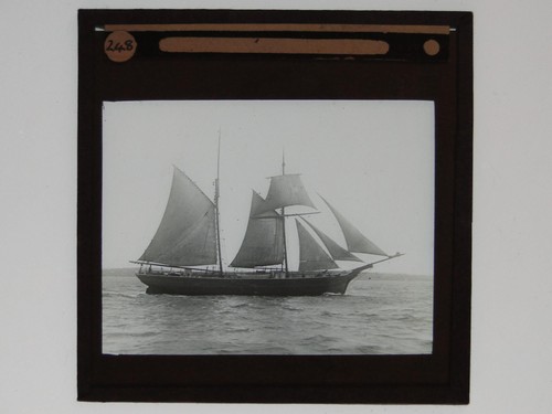 Masted sailing ship topsail - 2,